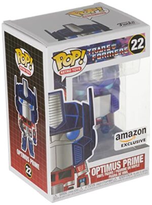 Funko Pop! Retro Toys: Transformers - Metallic Optimus Prime Amazon Exclusive, 3.75 inches