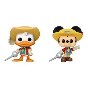 Funko Pop! Disney: The Three Musketeers - Donald Duck, 2021 Wonderous Con Exclusive & Pop! Disney: Three Musketeers Mickey, Amazon Funkon Exclusive