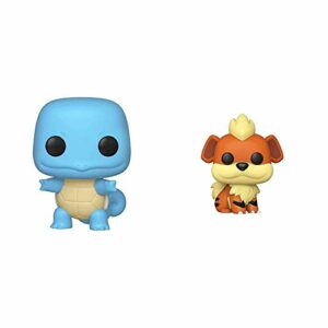 Funko Pop!: Pokemon - Squirtle, Multicolor & Pop! Games: Pokemon - Growlithe, Multicolor