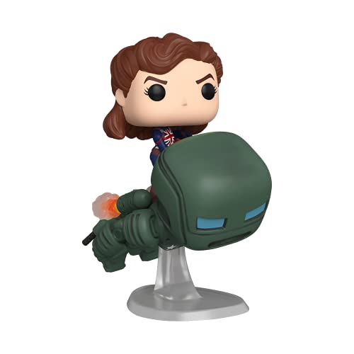 Funko Pop! Deluxe Marvel: What If? - Captain Carter Riding Hydrostomper, Year of The Shield Amazon Exclusive
