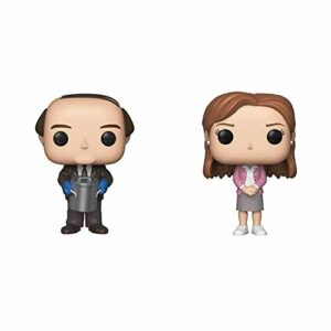 Funko Pop! TV: The Office - Kevin Malone with Chili & Pop! TV: The Office - Pam Beesly