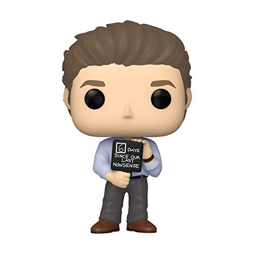 Funko Pop! TV: The Office - Jim with Nonsense Sign Blue, 3.75 inches