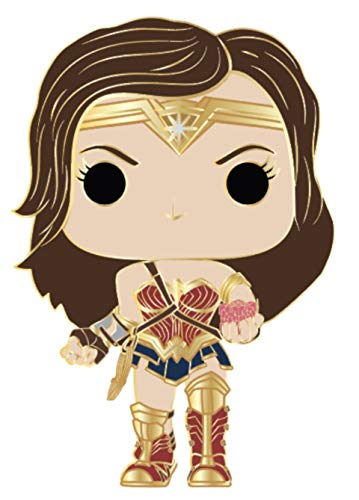 Funko Pop! Pin: DC - Wonder Woman (Styles May Vary) Multicolor, 3.75 inches