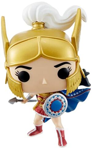 Funko Pop! Heroes: Wonder Woman 80th-Wonder Woman (Challenge of The Gods) Multicolor, 3.75 inches