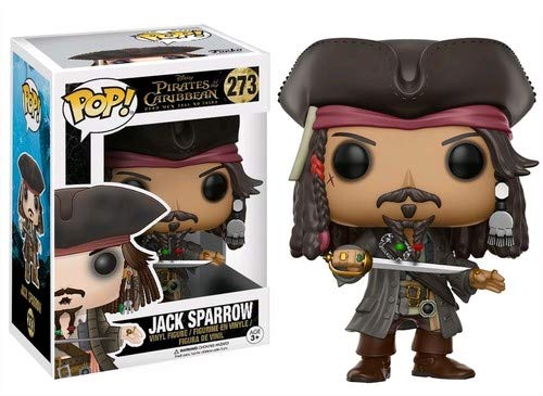 Funko POP Disney Pirates of The Caribbean Jack Sparrow Action Figure,Brown