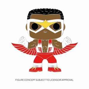 Funko Pop! Pin: Marvel - Falcon Multicolor, 3.75 inches