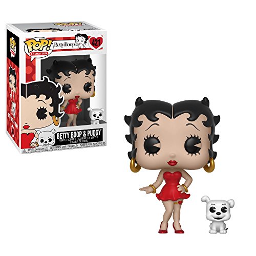 Funko Pop & Buddy: Betty Boop - Betty with Pudgy Collectible Figure, Multicolor