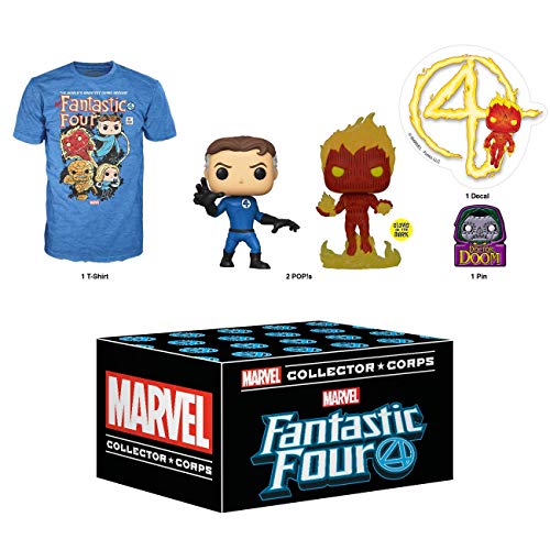 Funko Marvel Collector Corps Subscription Box, Fantastic Four - 3XL, January 2020