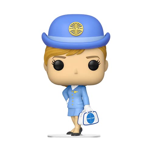Funko POP Pop! Ad Icons: Pan Am - Stewardess with White Bag, Multicolor, 56816