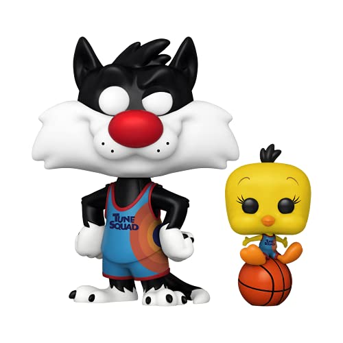 Funko Pop! Movies: Space Jam, A New Legacy - Slyvester and Tweety, 3.75 inches