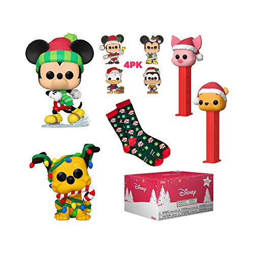 Funko Pop! Disney Holiday Collectors Box - with 2 Pop! Vinyl Figures, Amazon Exclusive (51427)