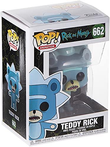 Funko Pop! Animation: Rick & Morty - Teddy Rick (Styles May Vary), Multicolor, std (44250)