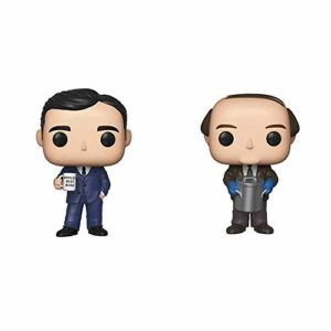 Funko Pop! TV: The Office - Michael Scott & Pop! TV: The Office - Kevin Malone with Chili