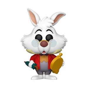 Funko Pop! Disney: Alice in Wonderland 70th - White Rabbit with Watch Multicolor, 3.75 inches