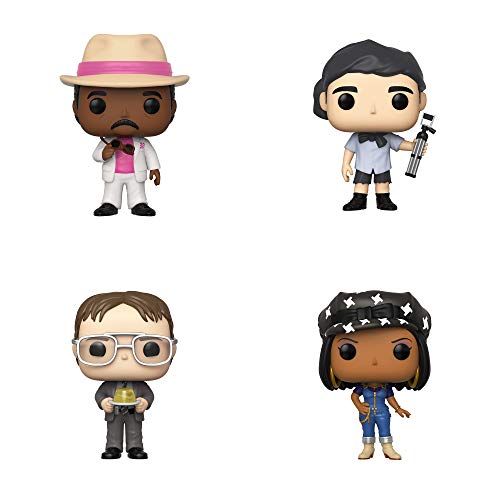 Funko TV: POP! The Office Series 2 Collectors Set - Florida Stanley, Michael as Survivor, Dwight w/Jello Stapler, Casual Friday Kelly, 3.75 inches