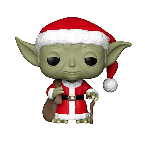 Funko Pop Star Wars: Holiday - Santa Yoda Collectible Figure, Multicolor