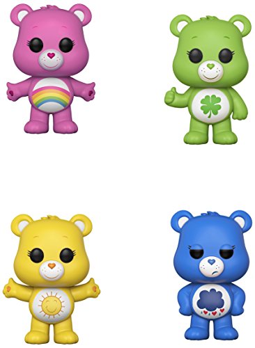 Funko Animation: POP! Care Bears Collectors Set - Good Luck Bear, Cheer Bear, Grumpy Bear, Funshine Bear