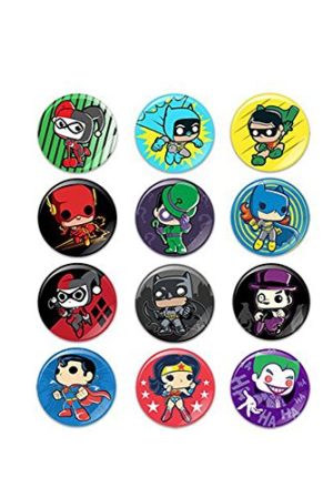 Funko DC Comics Super Heroes Pop! Pinback Button (1 Random)