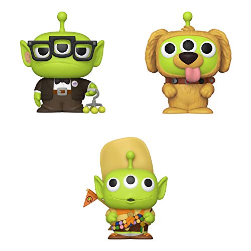 Funko Disney: POP! Pixar Alien Collectors Set 2 - Alien as Carl, Alien as Dug, Alien as Russel