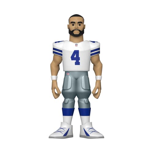 Funko Gold 5 NFL: Cowboys- Dak Prescott (Home Uniform)(Styles May Vary)