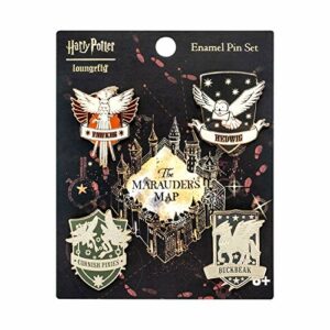 Funko Loungefly: Harry Potter - Magical Creatures 4 Piece Enamel Pin Set, Amazon Exclusive