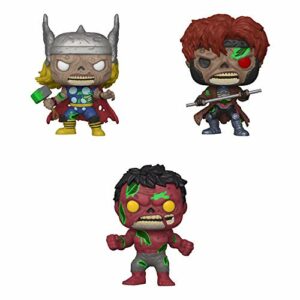 Funko Marvel: POP! Marvel Zombies Collectors Set 2 - Thor, Gambit, Red Hulk