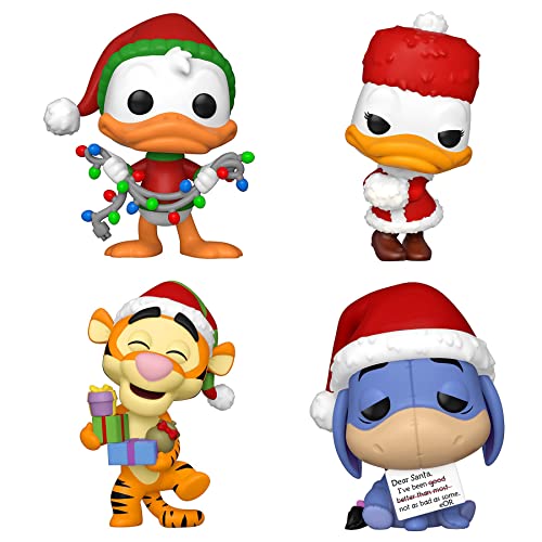 Funko POP! Disney Holiday 2021 Collectors Set - Eeyore, Donald Duck, Tigger, and Daisy Duck