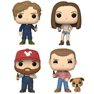 Funko POP! Letterkenny Collectors Set - Daryl, Katy with Pupper and Beer, Squirrelly Dan, and Wayne with Gus