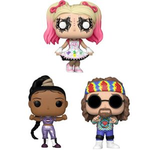 Funko POP! WWE Collectors Set - 3 Figure Set: Bianca Bel Air, Dude Love, Alexa Bliss (Possible Chase Variant)