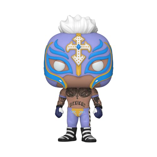 Funko POP WWE: Rey Mysterio, Glow in The Dark, Amazon Exclusive, Multicolor, (58784)