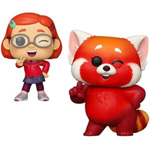 Funko Pop! Disney-Pixar: Turning Red Collectors Set - 2 Figure Set Includes: Meilin Lee and 6" Super Pop! Red Panda Mei