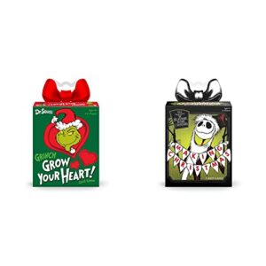 Funko Pop! Dr. Seuss - Grinch Grow Your Heart Card Game & Tim Burton’s The Nightmare Before Christmas: Making Christmas Card Game