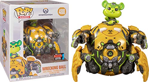 Funko Pop! Games: Overwatch - 6 Inch Toxic Wrecking Ball Vinyl Figure, Fall Convention Exclusive, Amazon Exclusive