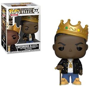 Funko Pop Rocks: Music - Notorious B.I.G. with Crown Collectible Figure, Multicolor