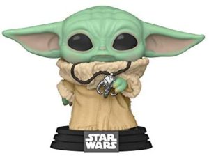 Funko Pop! Star Wars: The Mandalorian - The Child with Necklace Vinyl Figure, Fall Convention Exclusive Action Figure