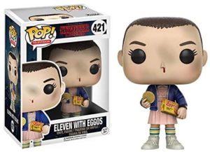 Funko Pop Stranger Things Eleven with Eggos Vinyl Figure , Styles May Vary - With/Without Blonde Wig