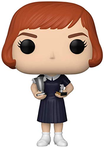 Funko Pop! TV: The Queen's Gambit - Beth Harmon with Trophies Collectible Vinyl Figure, Multicolor, 3.75 inches