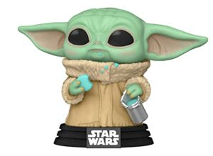 POP Funko Star Wars: The Mandalorian - The Child, Grogu with Cookie, Multicolor (54531)