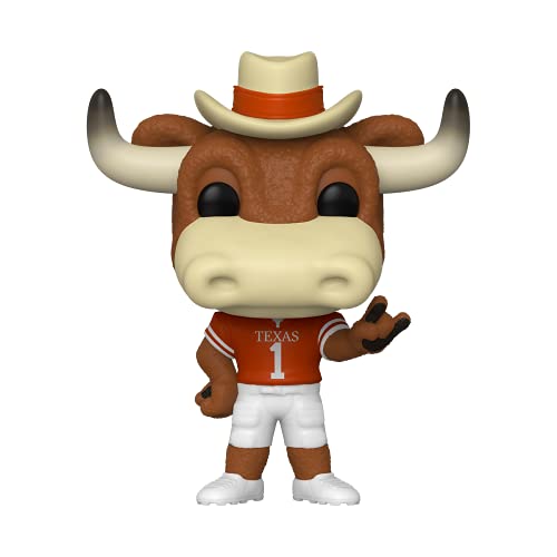 POP Mascots: University of Texas - Hook 'Em, Multicolor, 3.75 inches