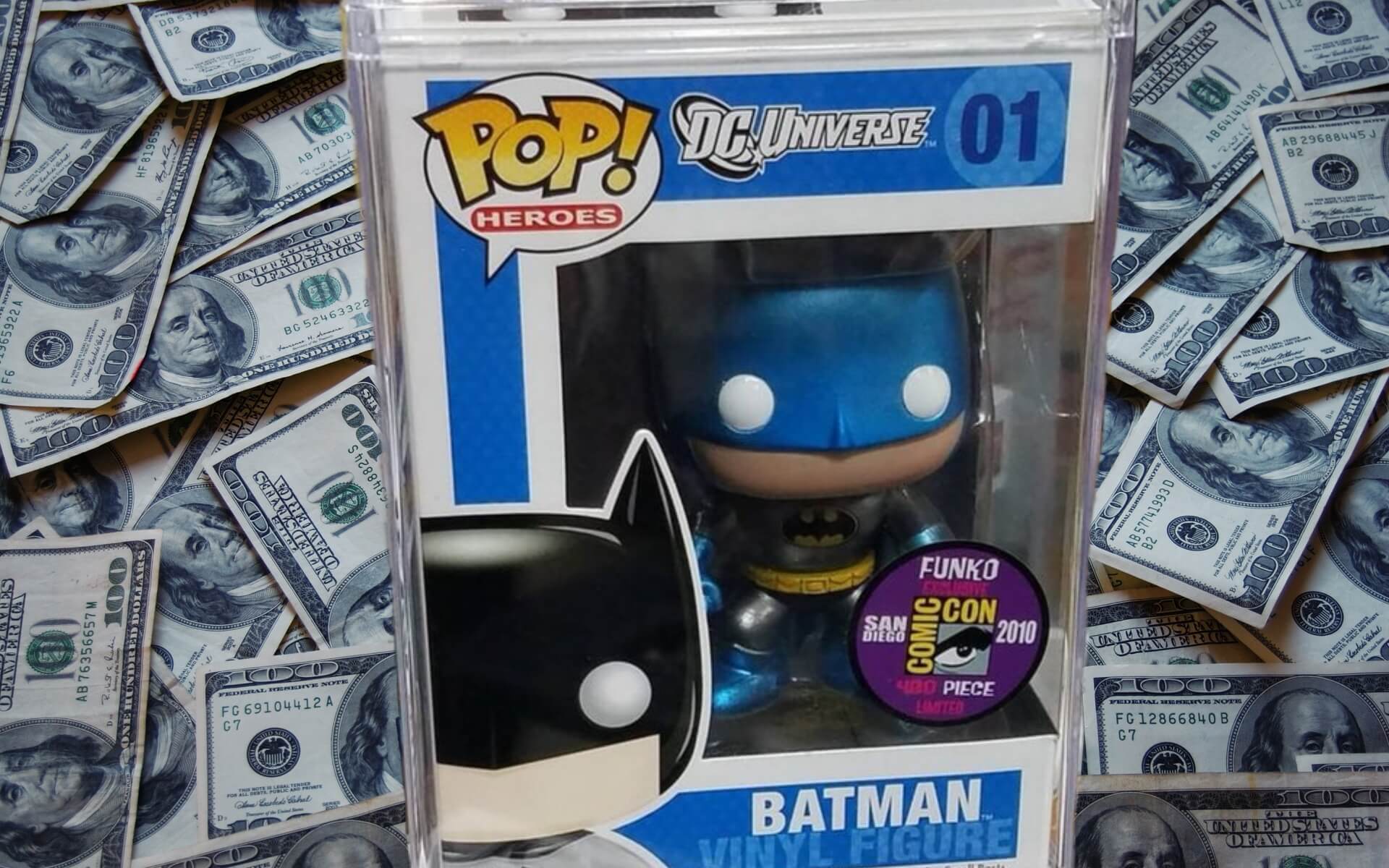 How much does a rare Blue Metallic Batman Cost?