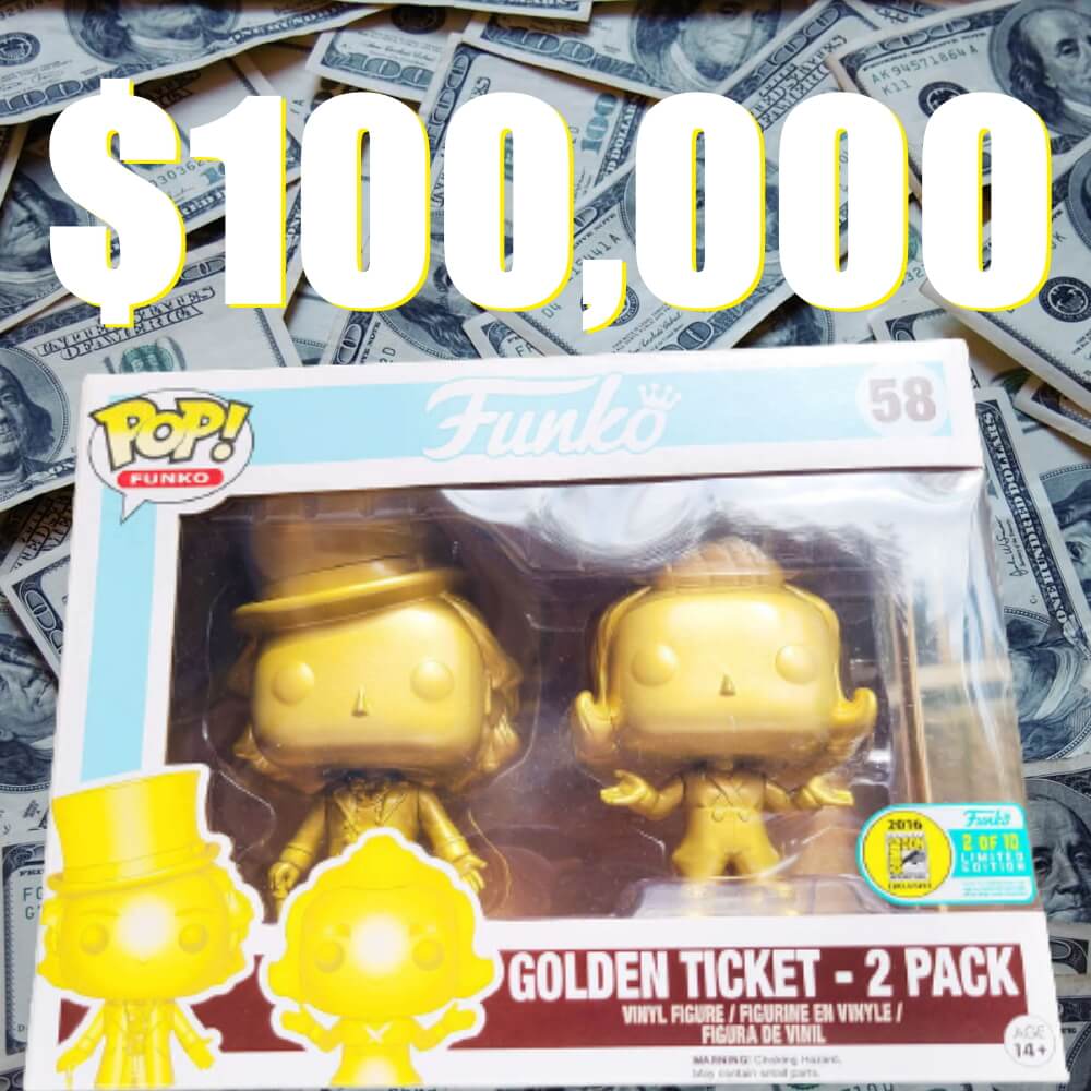 Most Expensive Funko Pop in the World is Willie Wonka and Oompa Loompa GoldentTicket