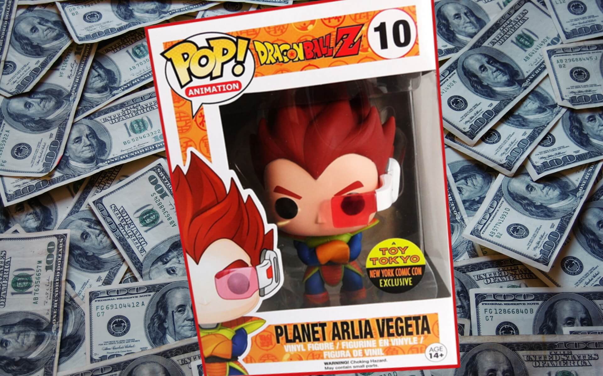 How much is a Planet Arlie Vegeta Funko Pop worth?