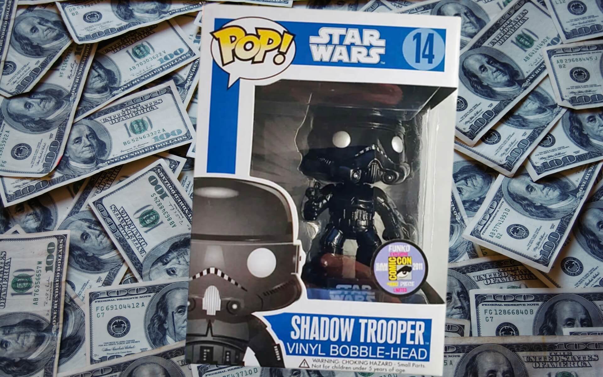 How much is a Shadow Storm Trooper Funko Pop worth?